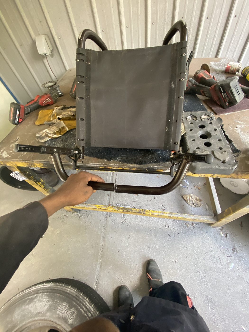 Wheelchair Frame Repair